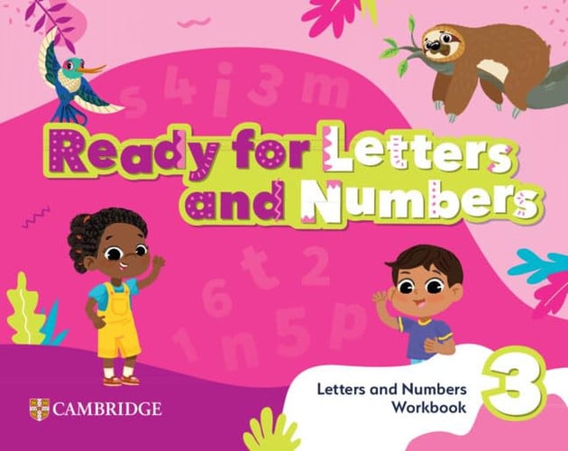 Front Cover Of Level 3 Letters and Numbers Workbook
