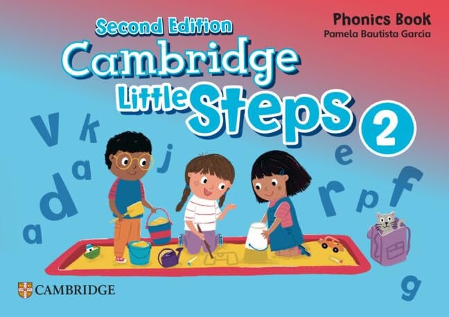 Front Cover Of Cambridge Little Steps Level 2 Phonics Book
