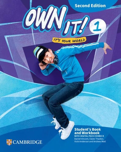 Front Cover Of Level 1 Student's Book and Workbook with Digital Pack Combo B