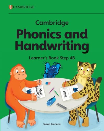 Front Cover Of NEW Cambridge Phonics and Handwriting Learner's Book 4B