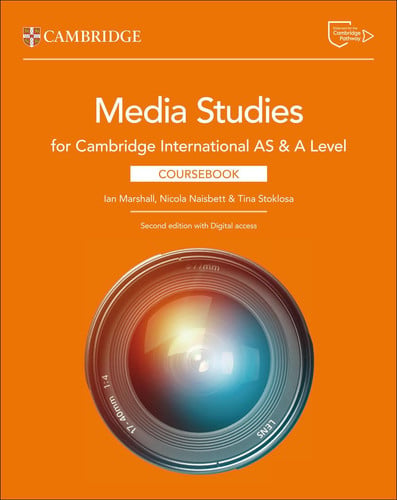 Front Cover Of NEW Cambridge International AS & A Level Media Studies Coursebook with Digital Access (2 Years)