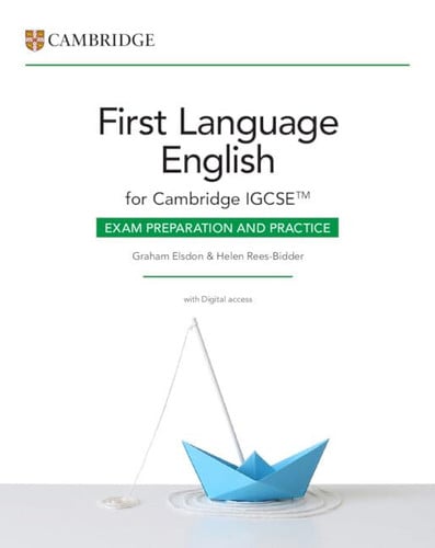 Front Cover Of NEW Cambridge IGCSE™ First Language English Exam Preparation and Practice with Digital Access (2 Years)