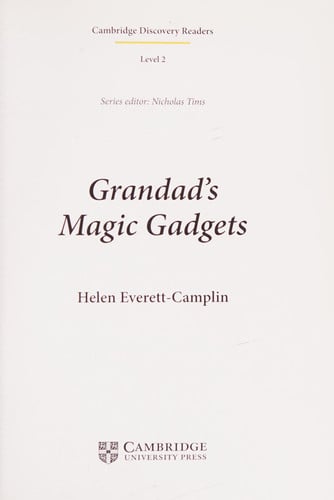 Front Cover Of Grandad s Magic Gadgets Level 2 Elementary Lower intermediate American English