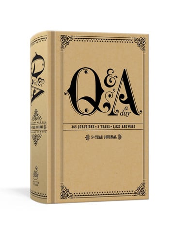 Front Cover Of Q&A a Day Journal 5 Yr Journal