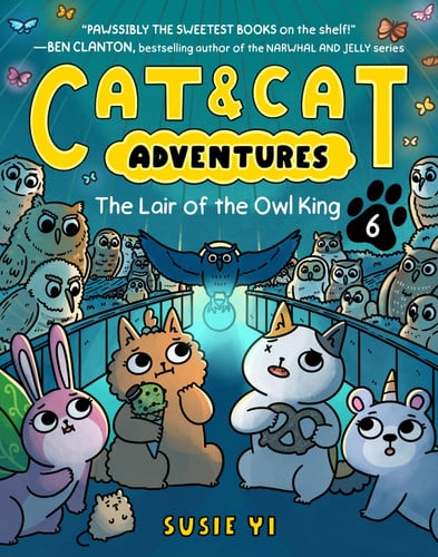 Front Cover Of Cat & Cat Adventures 06 Lair Of The Owl