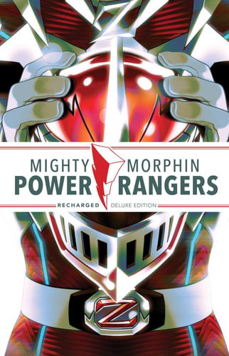 Front Cover Of Mighty Morphin Power Rangers: Recharged Deluxe Edition
