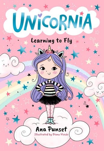 Front Cover Of Unicornia 01: Learning To Fly Pb