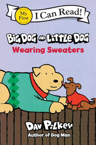 Front Cover Of Icr Big Dog & Little Dog Wearing Sweater