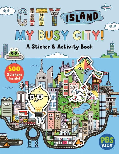 Front Cover Of City Island My Busy City Sticker & Activ