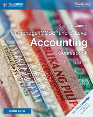 Front Cover Of Cambridge IGCSE and O Level Accounting Coursebook with Elevate Enhanced Edition (2 Years)