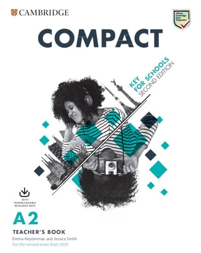 Front Cover Of Compact Key for Schools Teacher's Book with Downloadable Class Audio and Teacher's Photocopiable Worksheets