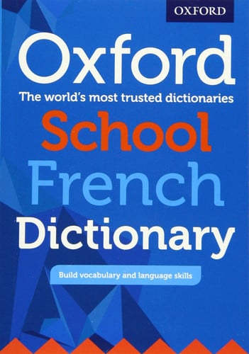 Front Cover Of Oxford School French Dictionary