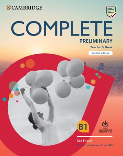 Front Cover Of Complete Preliminary Teacher's Book with Downloadable Resource Pack Class Audio and Teacher's Photocopiable Worksheets