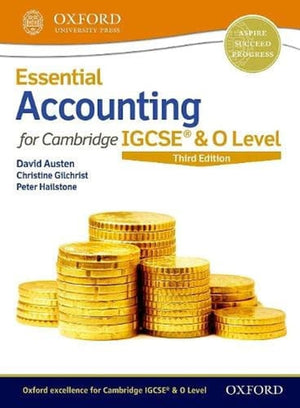 Front Cover Of Oxford Essential Accounting for Cambridge IGCSE Student Book 3rd Edition