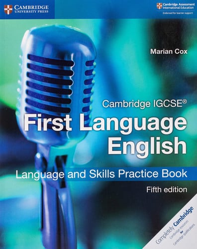 Front Cover Of Cambridge IGCSE��� First Language English Workbook with Digital Access (2