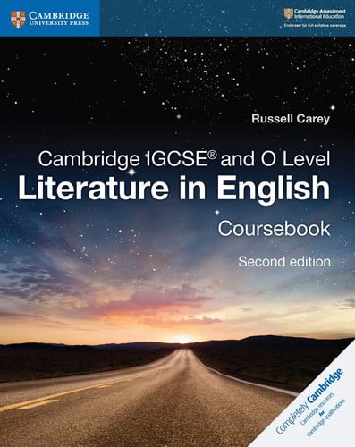 Front Cover Of Cambridge IGCSE™ and O Level Literature in English Coursebook
