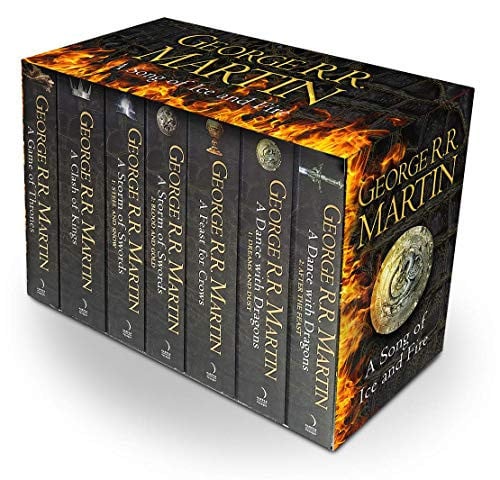 Front Cover Of Game Of Thrones Song Of Ice & Fire Boxset