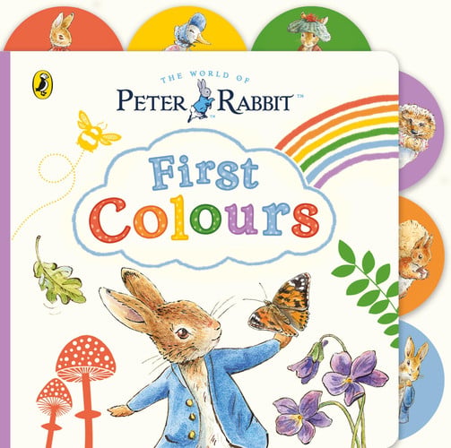 Front Cover Of Peter Rabbit: First Colours Tabbed BB
