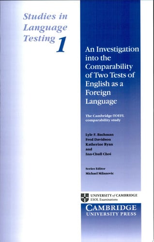 Front Cover Of An Investigation into the Comparability of Two Tests of English as a Foreign Language