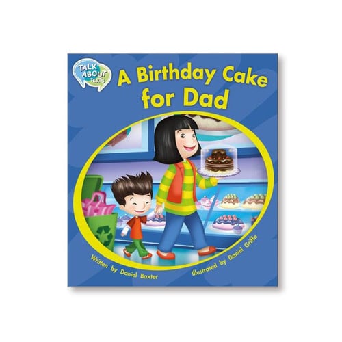 Front Cover Of A Birthday Cake For Dad