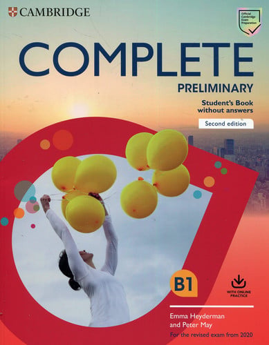 Front Cover Of Complete Preliminary Student's Book without Answers with Online Practice