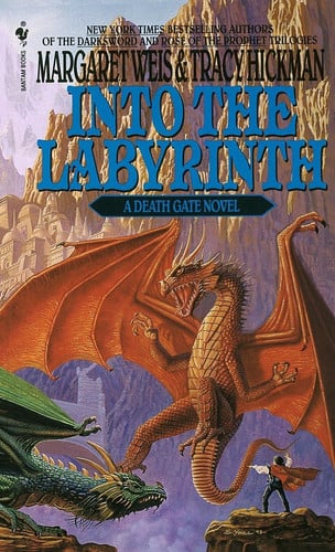 Front Cover Of Death Gate Cycle 6: Into The Labyrinth