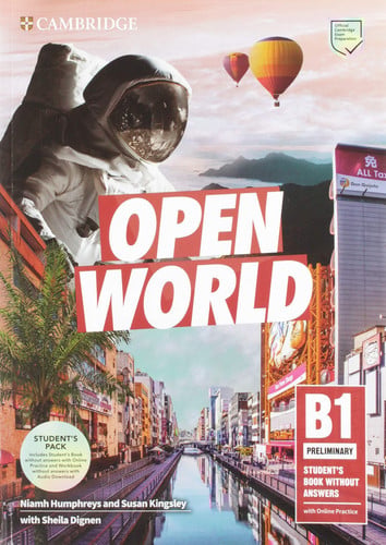 Front Cover Of Open World Preliminary Student's Book Pack SB wo Answers w Online Practice and WB wo Answers w Audio Download