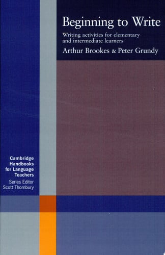 Front Cover Of Beginning to Write