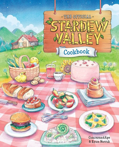 Front Cover Of Official Stardew Valley Cookbook