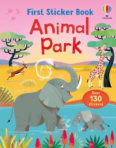 Front Cover Of First Sticker Book Animal Park