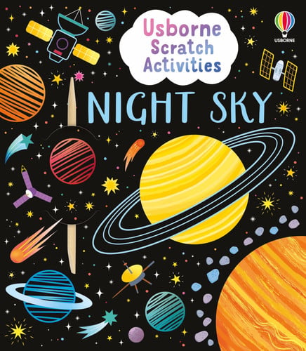 Front Cover Of Scratch Activities: Night Sky