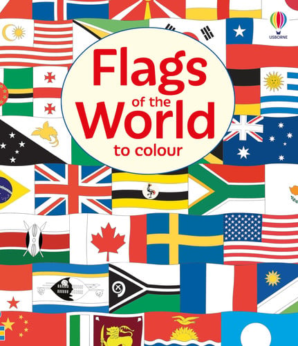 Front Cover Of Flags of the World to Colour NE