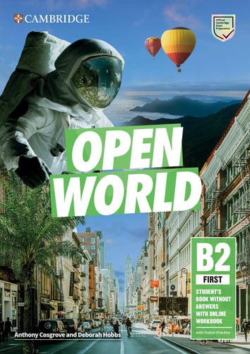 Front Cover Of Open World First Student's Book Pack SB wo Answers w Online Practice and WB wo Answers w Audio Download