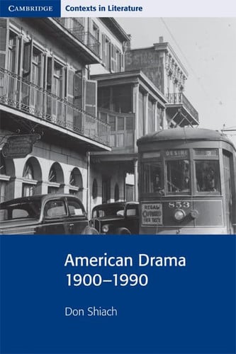 Front Cover Of American Drama 1900-1990