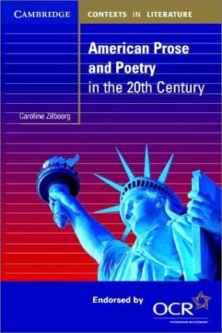 Front Cover Of American Prose and Poetry in the 20th Century