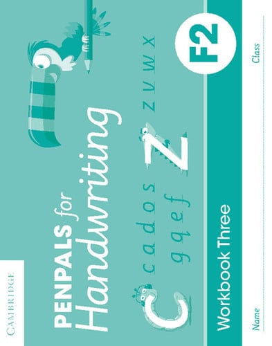 Front Cover Of PenPals for Handwriting: Workbook:Foundation 2 – Curly Caterpillar and Zig Zag Monster (Pack of 10)