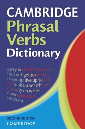 Front Cover Of Cambridge Phrasal Verbs Dictionary