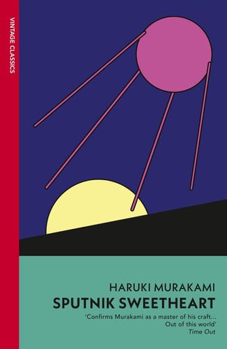 Front Cover Of Vintage Red Spine: Sputnik Sweetheart