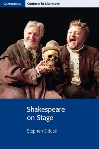 Front Cover Of Shakespeare on Stage