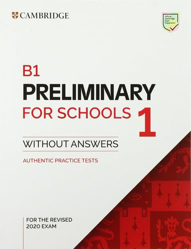 Front Cover Of B1 Preliminary for Schools 1 Student's Book without Answers