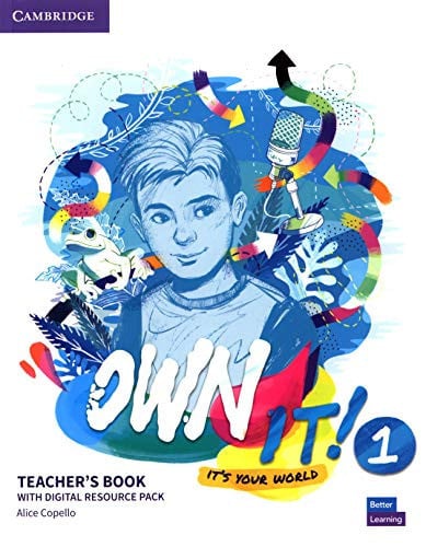 Front Cover Of Own it Level 1 Teacher's Book with Digital Resource Pack