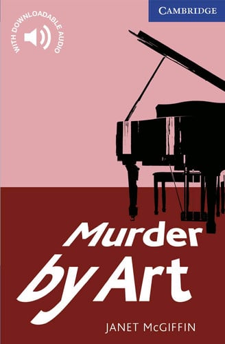 Front Cover Of Murder by Art Level 5 Upper Intermediate