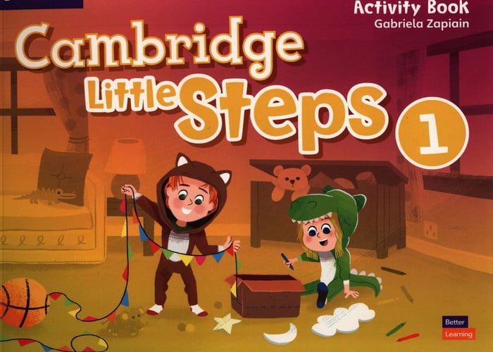 Front Cover Of Cambridge Little Steps Level 1 Activity Book