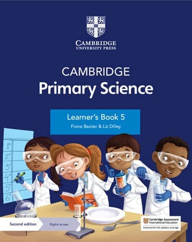 Front Cover Of Cambridge Primary Science Learner's Book 5 with Digital Access (1 Year)
