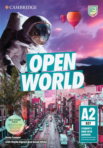 Front Cover Of Open World Key Self Study Pack SB w Answers w Online Practice and WB w Answers w Audio Download and Class Audio