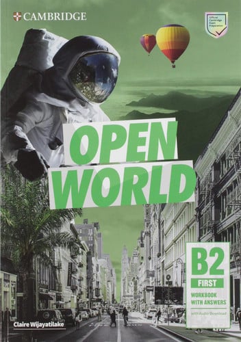 Front Cover Of Open World First Self Study Pack SB w Answers w Online Practice and WB w Answers w Audio Download and Class Audio