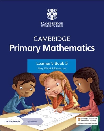 Front Cover Of Cambridge Primary Mathematics Learner's Book 5 with Digital Access (1 Year)