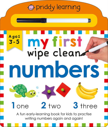 Front Cover Of My First Wipe Clean Numbers (Priddy Lear