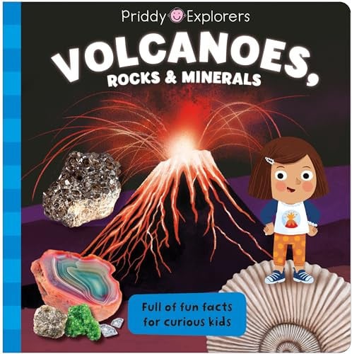 Front Cover Of Priddy Explorers: Volcanoes Hb
