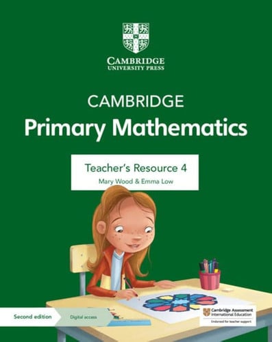 Front Cover Of Cambridge Primary Mathematics Teacher’s Resource with Digital Access Stage 4